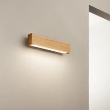 Ideal Lux 284477 CRAFT nástěnné svítidlo LED 13W 1550/1100lm 3000K černá, drevo