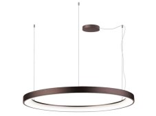 LED2 3273358DT BELLA SLIM závěsné svítidlo LED D980mm 80W/5600lm 3000-4000K TRIAC kávová
