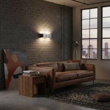 Nástenné svietidlo Ideal lux 031361 CLIP AP2 SMALL CROMO 2xE27 60W