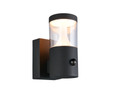 Venkovní nástěnné svítidlo se senzorem 1x LED 1500lm 2200 / 3000 / 4000K antracitová IP54 TRIO TAGUS 238569142