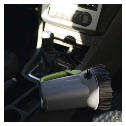 EMOS P2312 LED nabíjecí ruční svítilna 750lm Li-Ion akupack micro USB B šedo-černo-zelená