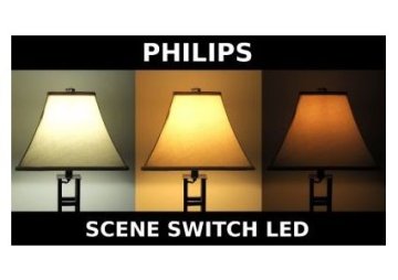 Funkce SceneSwitch při Philips LED zdrojích