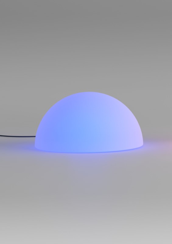 REDO 90170 BLOB exteriérové dekorační svítidlo SMD LED 3W RGB IP65, dálkový ovladač, bílá