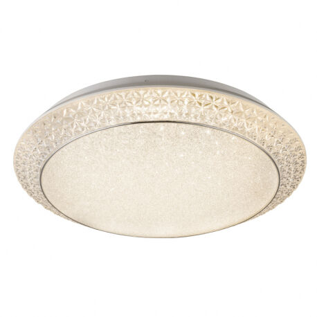 GLOBO 41314-40 RONJA stropní svítidlo LED D510mm 40W/2090lm 3000-4000-6000K bílá, stmívatelné, dálkové ovládaní, krištálový efekt