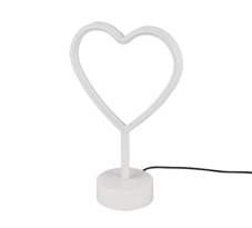 TRIO reality R55210101 HEART USB Dekorační svítidlo 200mm LED 1X1W Bílá