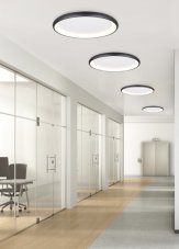 TRIO 649617532 CARDONA stropné svietidlo D750mm SMD LED 59W/6900lm 2300+3000+4000K čierna matná, switchdimmer