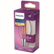Philips 8718699762193 LED classic žárovka 6,5W/60W 806lm E14 2700K 220-240V B35 svíčka filament