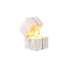 TRIO 514110101 TREASURE stolná lampička V160mm 1xE14 biela