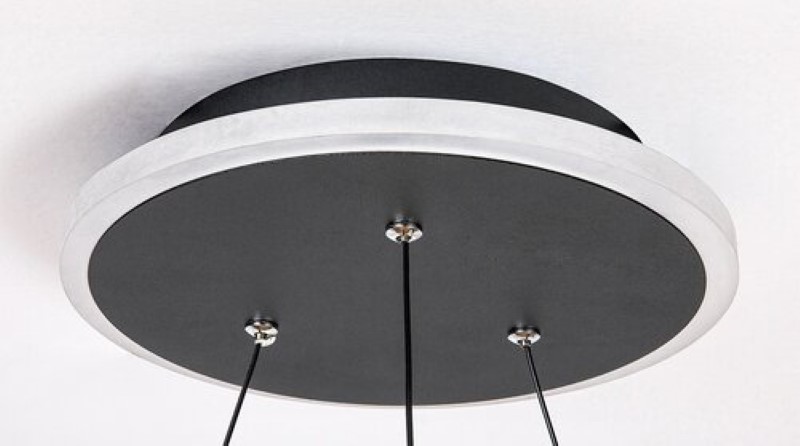 RABALUX 72229 Sindri závesné svietidlo D600mm LED 45W/3200lm 3000+4000K čierna, biela, DIP switch