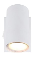 GLOBO 57911-1W ROBBY nástěnné bodové svítidlo/spot s vypínačem 1xGU10 bílá, chrom