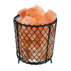 GLOBO 28304 STONE solná lampa V170mm 1xE14 matná černá