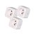 Immax 07762C NEO LITE Smart vnitřní zásuvka s kolíkem v2 typ E 255V 55x55x75mm, bílá, WiFi, 3-set