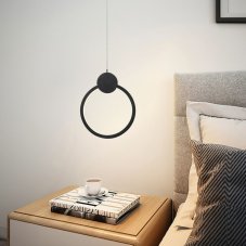 IMMAX 07233L NEO LITE OVALE Inteligentní závěsné LED svítidlo 18W 26cm černá