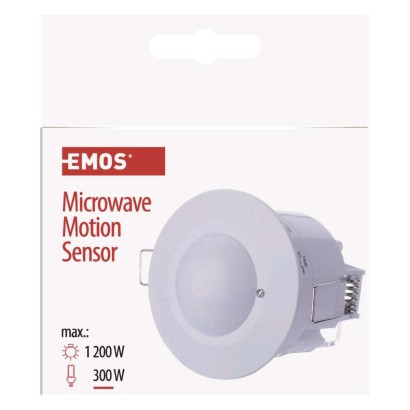 EMOS G1190 pohybové čidlo 1200W MW senzor, bílá