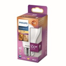 Philips 8719514324114 LED žáarovka E27 10,5W/100W 1521lm 2200-2700K A60 WarmGlow Dimmable