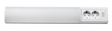 RABALUX 78064 Bath2 svietidlo pod kuchynskú linku s vypínačom a zásuvkami LED 10W/940lm 4000K biela, š500mm