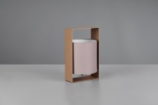 TRIO Reality R55751065 PAIL stolní lampička v270mm 1xE27 kávová