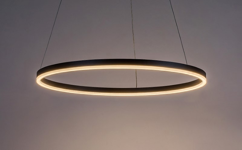 RABALUX 72301 Isaure závesné svietidlo D600mm LED 35W/2200lm 3000+4000+6500K čierna, biela