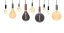 SYLVANIA 0044408 SlyPendant záves D74mm E27 25W čierna