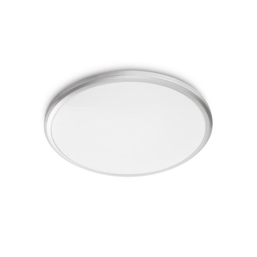 Philips Spray LED CL260 Stropné svítidlo do koupelny kruhové 17W/1500lm 377mm 2700K IP44 stříbrná