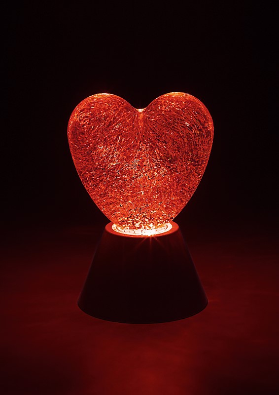 RABALUX 76040 Sparkly dekorační lampička srdce LED 0,8W RGB bílá, 3xAAA (excl.)