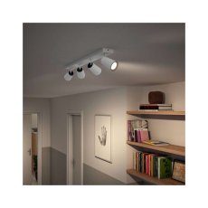 Philips 50574/31/PN Paisley spot 4xGU10 biely