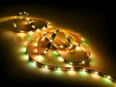 TRIO Reality R65573102 RUSH LED pásek 3000mm 10,5W/720lm 3000K RGBW IP44 černá, stmívatelné, dálkový ovladač