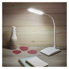 EMOS Z7599W Eddy stolní lampa LED 6W/480lm 3000/4500/6800K, stmívatelné, bílá