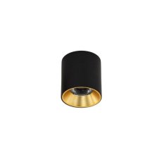 ITALUX CLN-6677-75-BL-GD-3K Altisma povrchové bodové svietidlo LED D75mm 10W/1100lm 3000K čierna