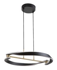 RABALUX 72149 Adalind závesné svietidlo D600mm LED 40W/4800/2200lm 3000K čierna, zlatá, biela
