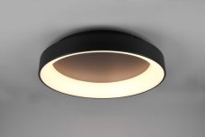 TRIO 671290132 GIRONA stropní svítidlo LED D600mm 48W/5600lm 2700-6000K černá matná, stmívatelné, dálkový ovladač