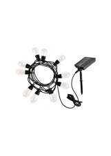 RABALUX 77165 Zirc solárna svetelná řetěz 6,5m LED 3,6W/35lm 2700K IP44 černá