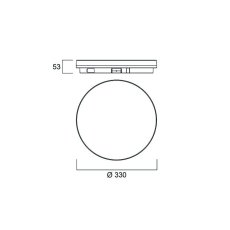 Sylvania 0043512 stropné svietidlo START SURFACE SLIM IP54 ROUND 2500lm 2CCT D WH