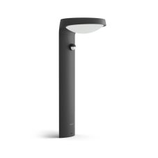 Philips 8719514476851 Tyla exteriérový sloupek LED se senzorem 9W 820lm/180lm 2700K antracit