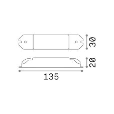 Ideal lux Pro 267982 LIKA DRIVER DALI 10W 700mA príslušenstvo - ovládač