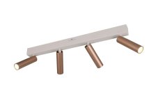 TRIO 849210465 AMBALA stropné bodové svietidlo/spot SMD LED 4x5,5W/500lm 2300+3000+4000K kávová, switchdimmer