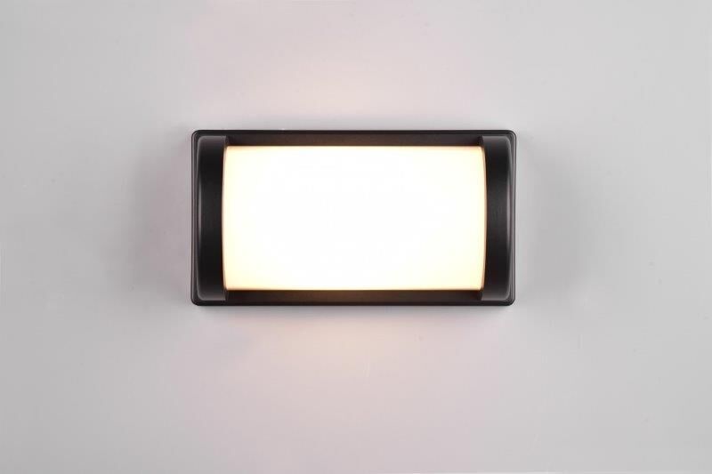 TRIO Reality R21186132 PUELO vonkajšie nástenné svietidlo 1xE27 IP44 čierna, biela