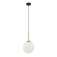 ITALUX PND-5578-1S-BRO-BK Deore závesné svietidlo 1xE27 D200mm starožitná bronzová, biela