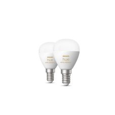 8719514491168 Philips Hue White Ambiance žárovka LED E14 5,1W/470lm 2200-6500K P45 kapka 2-set