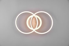 TRIO Reality R62783635 GIRO stropní svítidlo SMD LED 25W/3000lm 2700-6000K imitace dřeva, černá, stmívatelné, dálkový ovladač