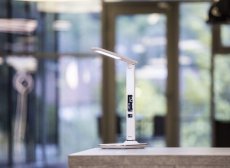 Immax 08934L LED stolová lampička KINGFISHER WHITE biela