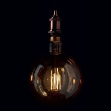Ideal Lux 130187 LED žárovka E27 Vintage G195 4W/320lm 2200K jantarová, globe