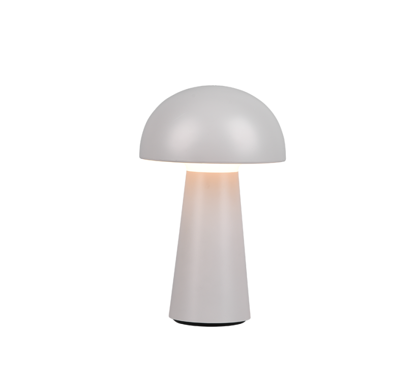 TRIO Reality R52176177 LENNON vonkajšia dekoračná dotyková lampička SMD LED 2W/180lm 3000K IP44 šedá, nabíjateľná batéria, USB