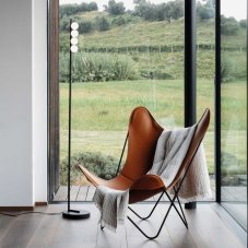 Ideal Lux 313313 PING PONG stojací lampa LED V1550mm 12W 1000/740lm 3000K černá