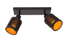 LUCIDE 21929/02/30 TAGALOG stropné bodové svietidlo/spot 2xE27 čierna