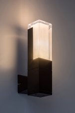 RABALUX 77126 Darvas venkovní nástěnné svítidlo LED 7W/450lm 2700+4000+6000K IP54 černá