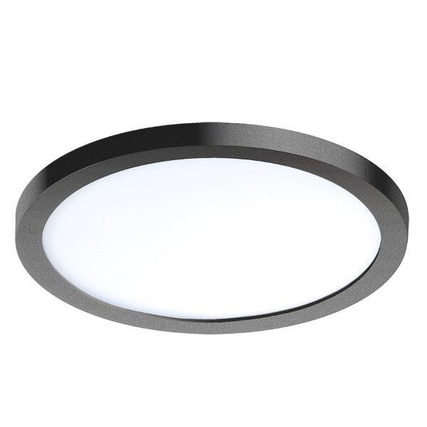 AZzardo AZ2843 DECOline SLIM 15 ROUND 4000K IP44 BLACK zápustné LED svítidlo 12W / 1000lm IP44 černá