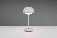 TRIO Reality R52306177 ELLIOT venkovní dekorační dotyková lampička SMD LED 2W/180lm 3000K IP44 šedá, nabíjecí baterie, USB-C