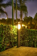 Immax 07904L NEO LITE ANEL Smart solární záhradní sloupek LED 650mm 2W/160lm, černá, RGB, IP54