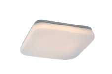 RABALUX 77134 Lowar venkovní stropní svítidlo 240x240mm LED 12W/750lm 3000+4000+6000K IP44 bílá